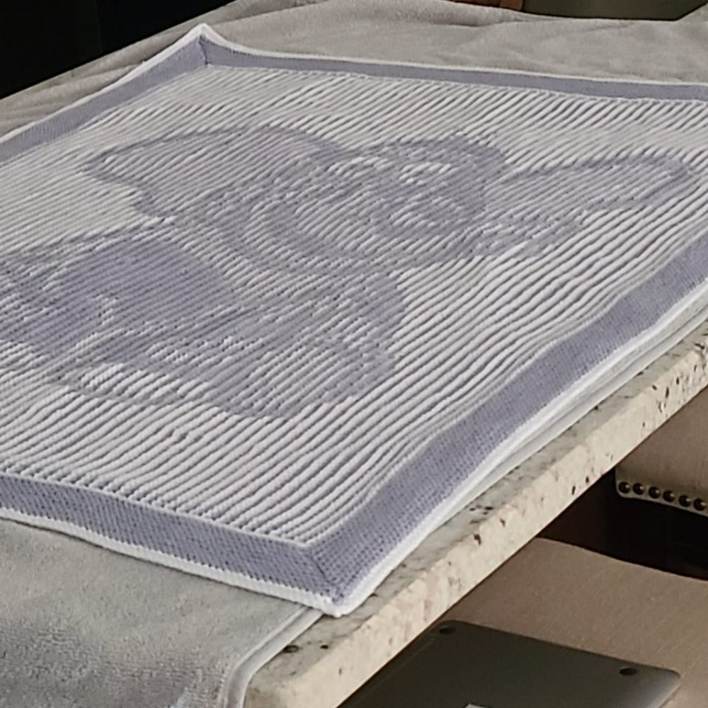 Elephant Illusion Baby Blanket